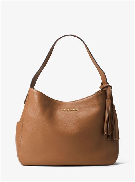 michael kors ashbury leather large shoulder bag|Michael Michael Kors Ashbury Large Leather Grab Shoulder Bag .